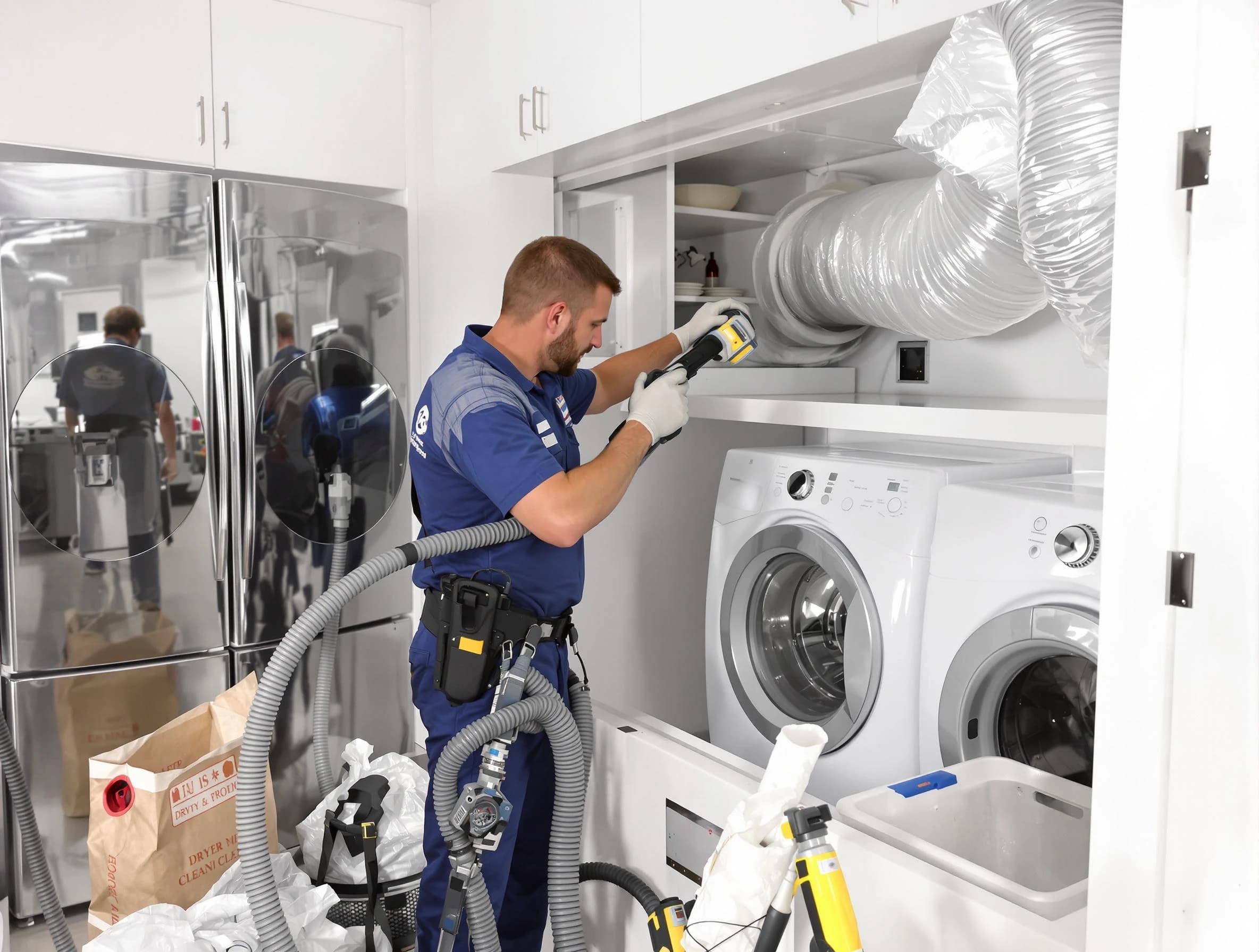 Professional duct cleaning by Morrow Dryer Vent Cleaning in Morrow