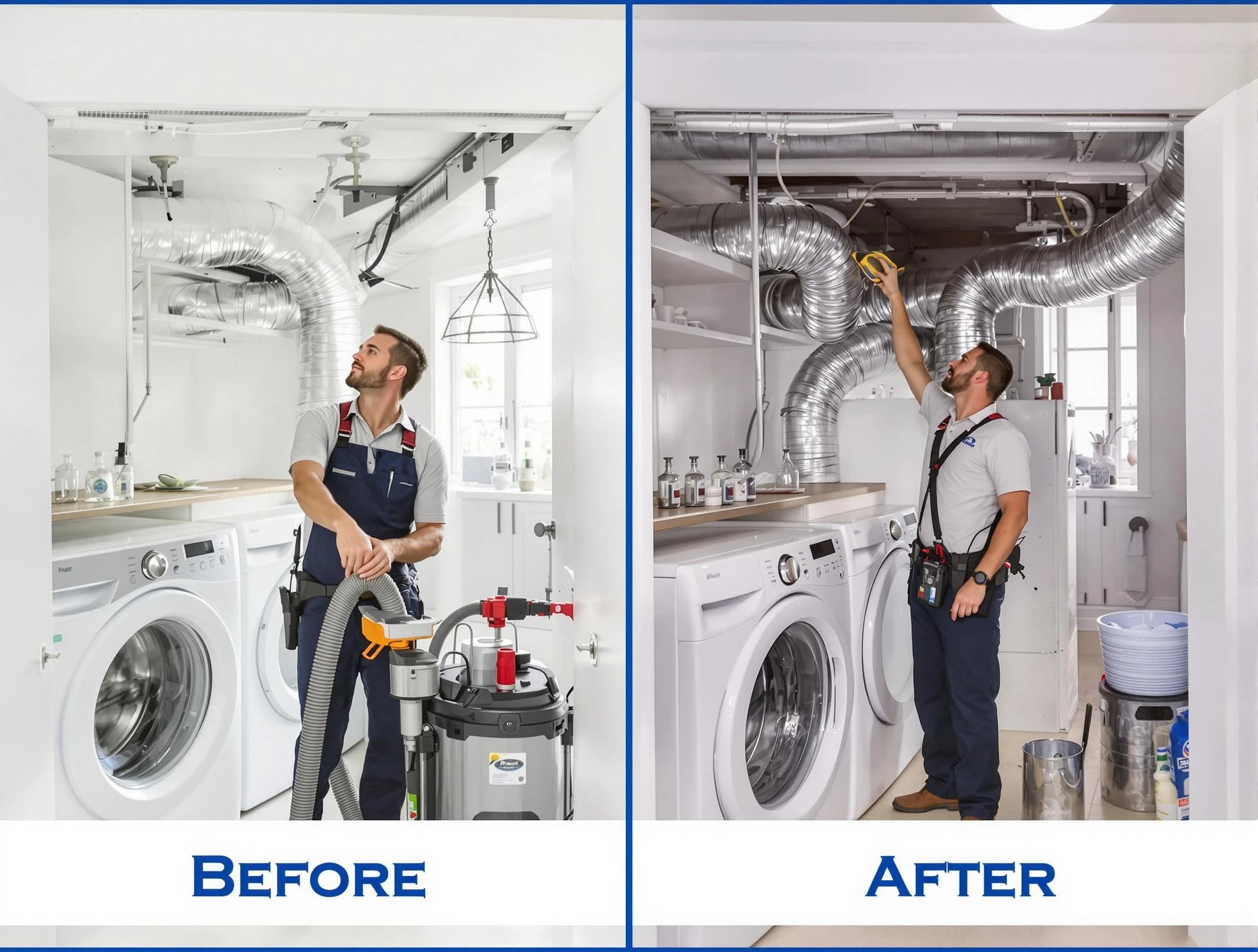 Expert gas dryer vent cleaning by Morrow Dryer Vent Cleaning in Morrow