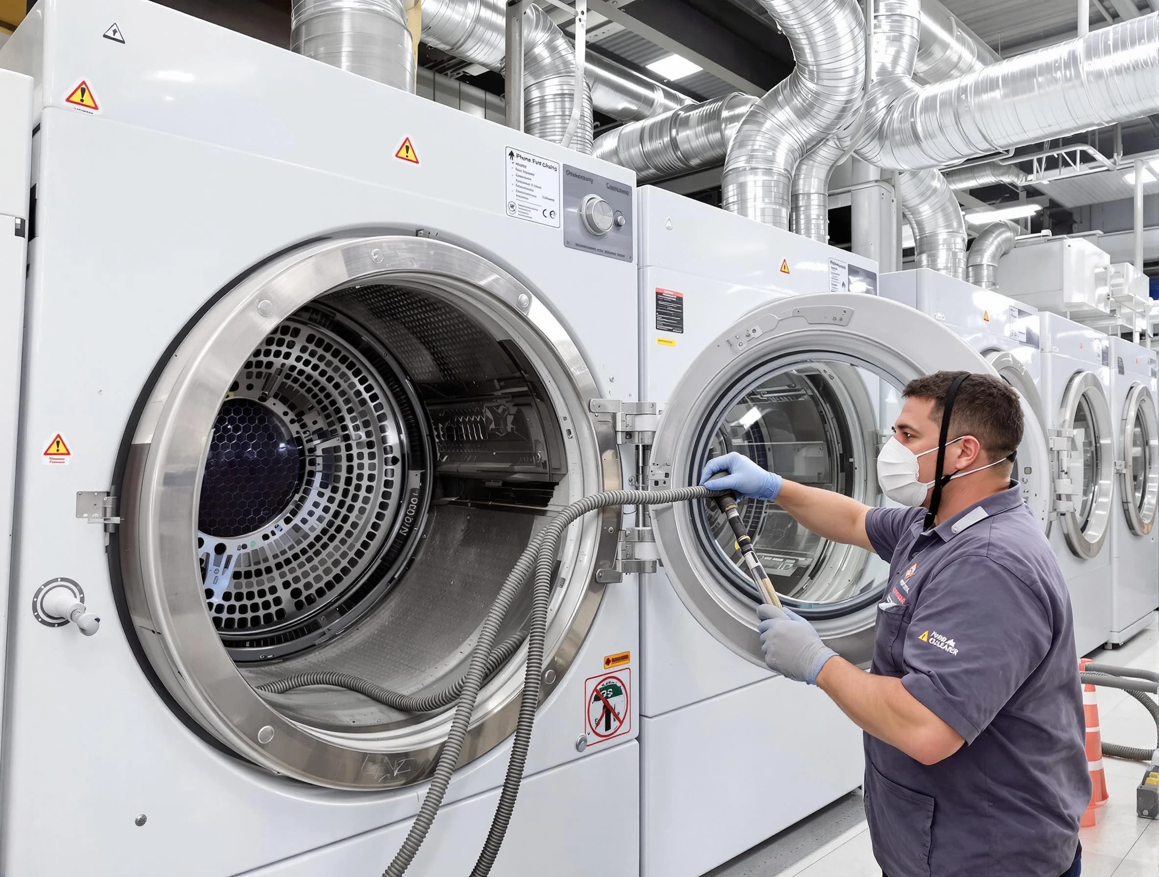 Industrial-grade dryer vent cleaning by Morrow Dryer Vent Cleaning in Morrow