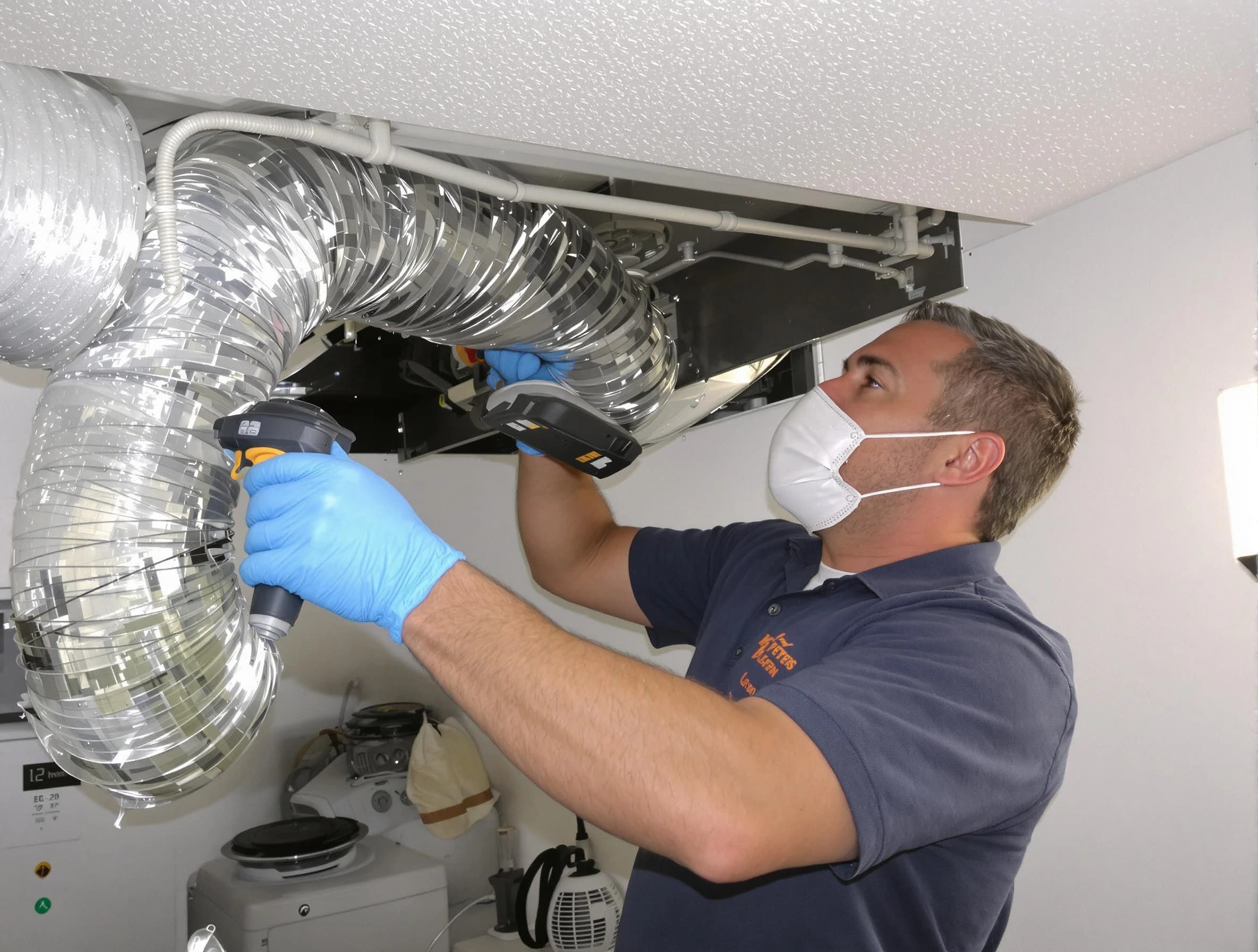 Morrow Dryer Vent Cleaning professional performing thorough residential dryer vent cleaning in Morrow