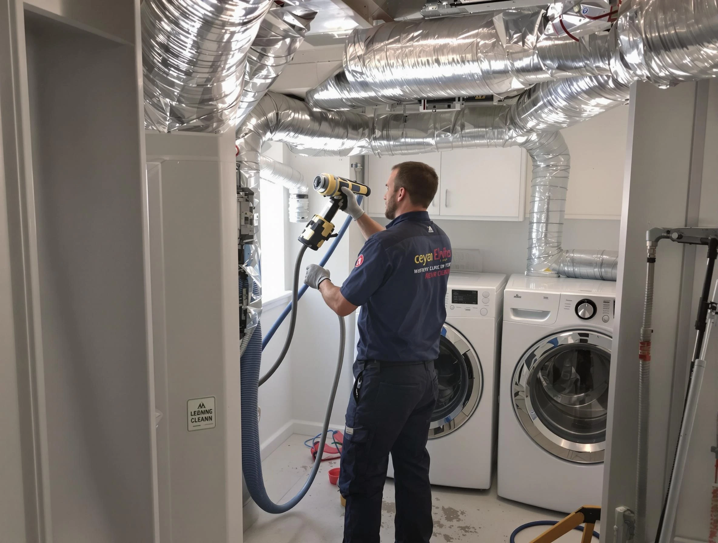 Morrow Dryer Vent Cleaning specialist using advanced equipment for thorough duct cleaning in Morrow