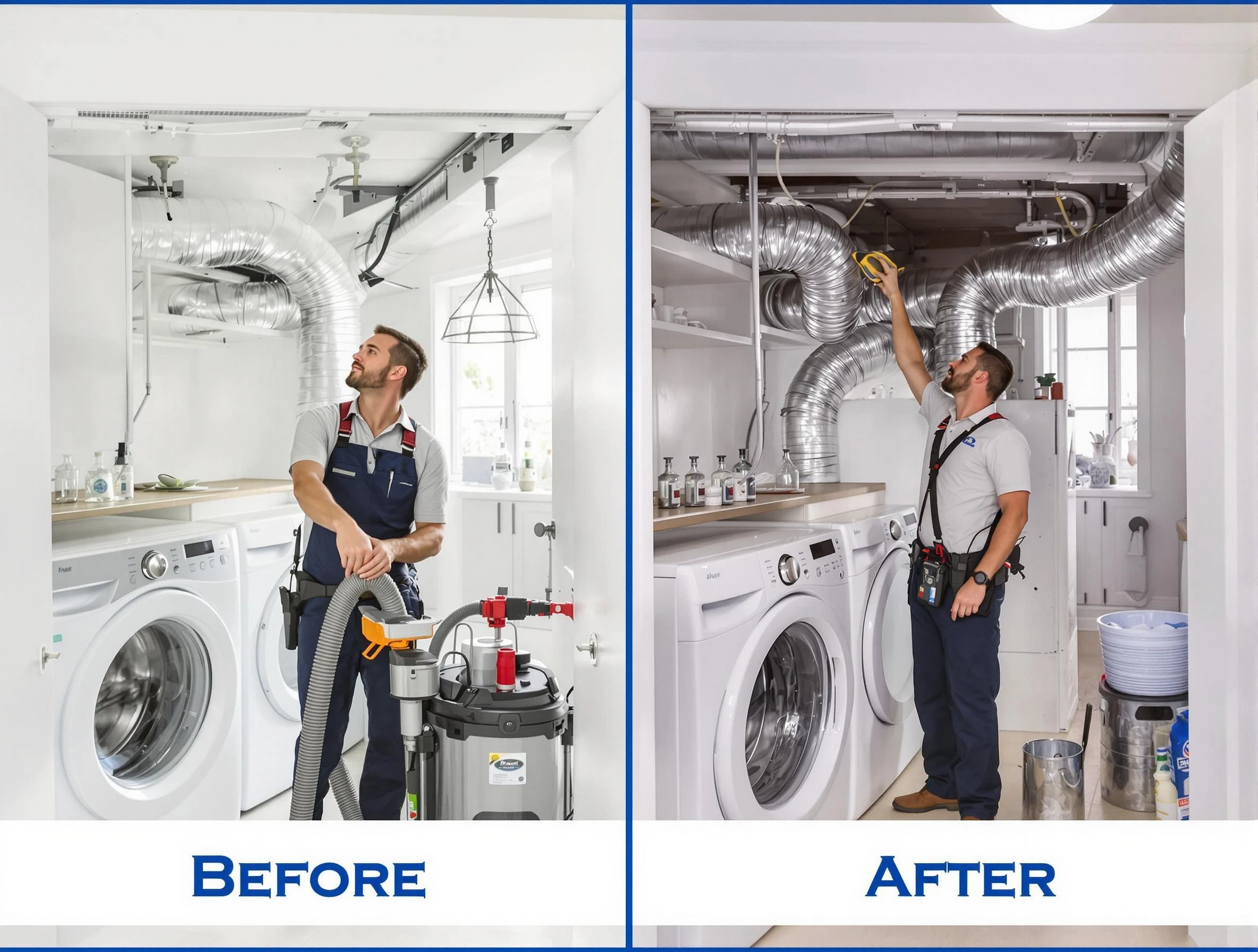 Expert gas dryer vent cleaning by Morrow Dryer Vent Cleaning in Morrow
